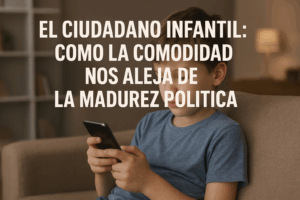 EL CIUDADANO INFANTIL: CÓMO LA COMODIDAD NOS ALEJA DE LA MADUREZ POLÍTICA