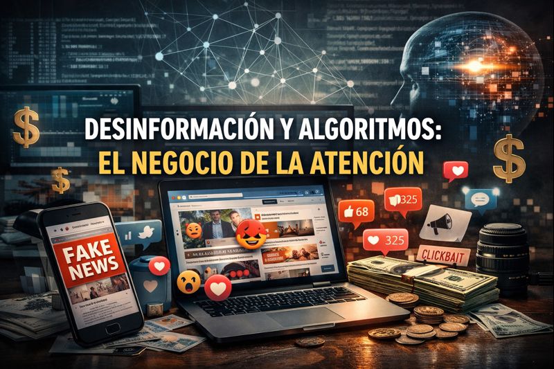 DESINFORMACIÓN Y ALGORITMOS: EL NEGOCIO DE LA ATENCIÓN