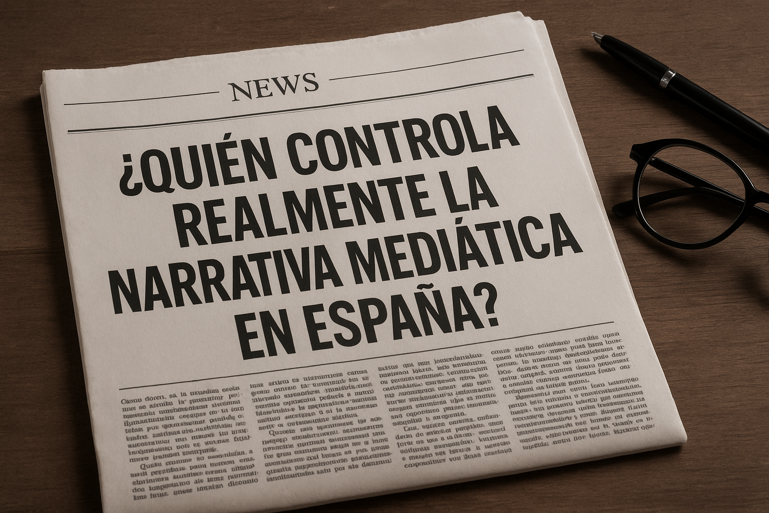 ¿QUIÉN CONTROLA REALMENTE LA NARRATIVA MEDIÁTICA EN ESPAÑA?