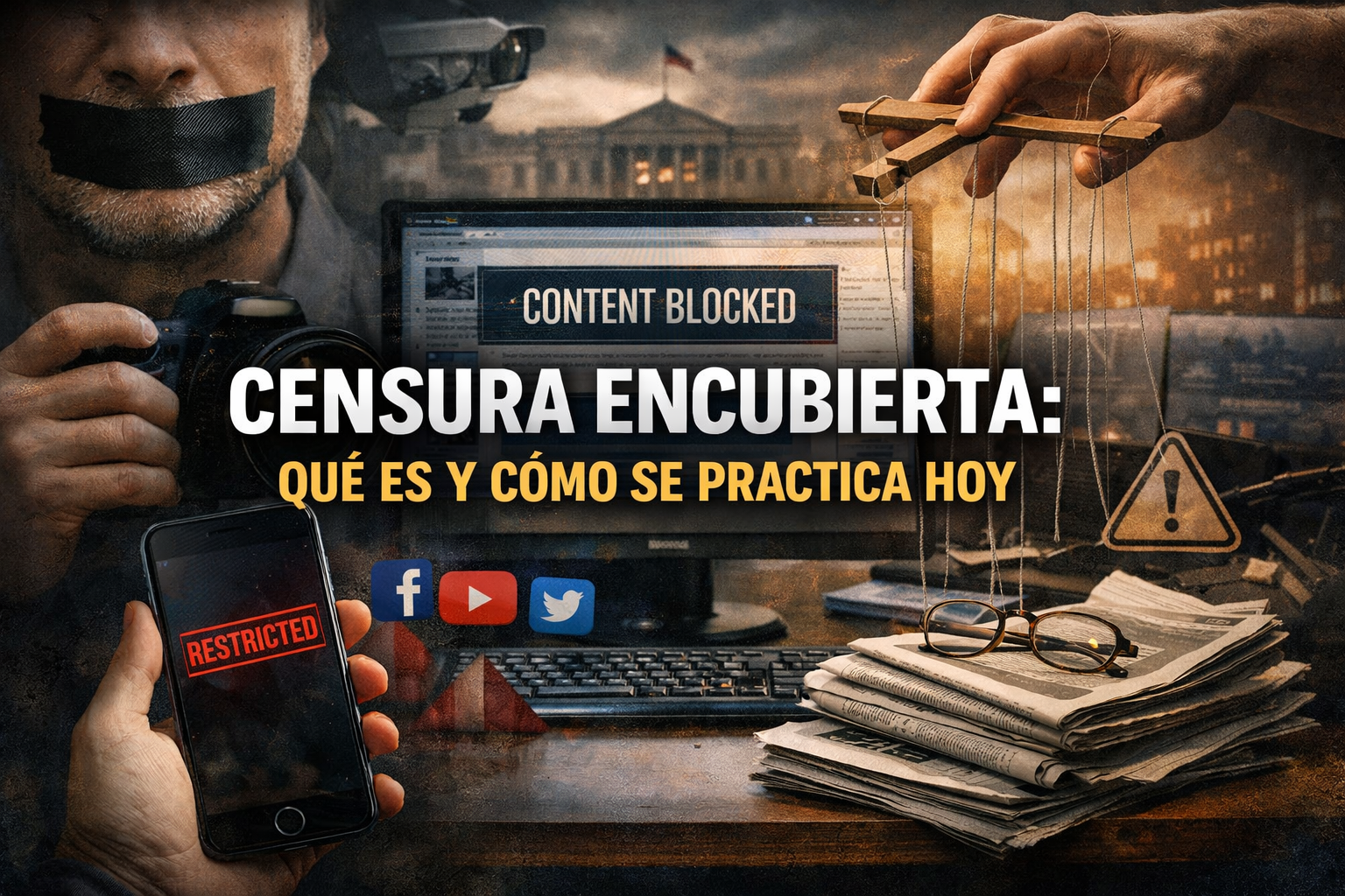 CENSURA ENCUBIERTA: QUÉ ES Y CÓMO SE PRACTICA HOY