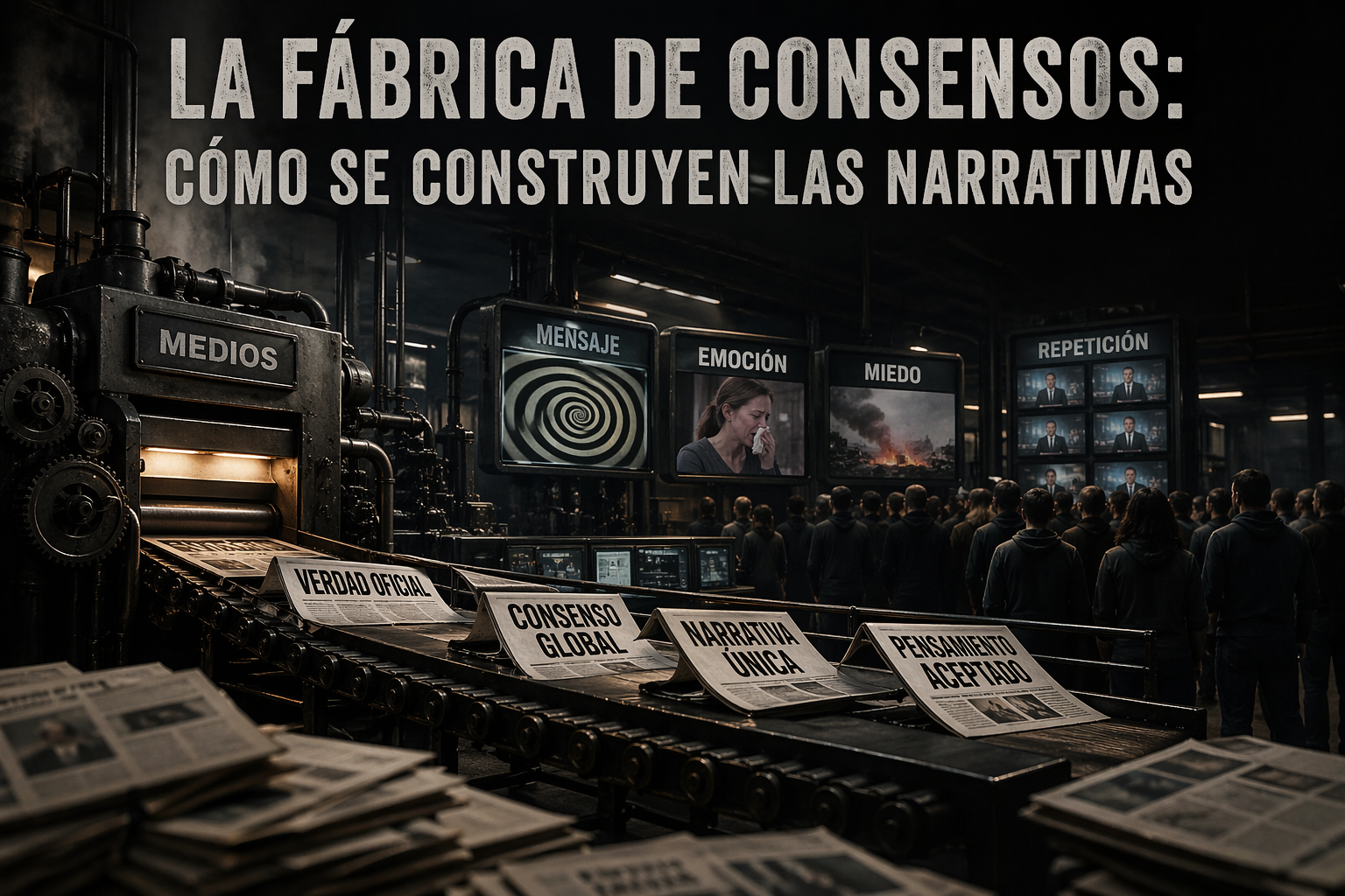 LA FÁBRICA DE CONSENSOS: CÓMO SE CONSTRUYEN LAS NARRATIVAS