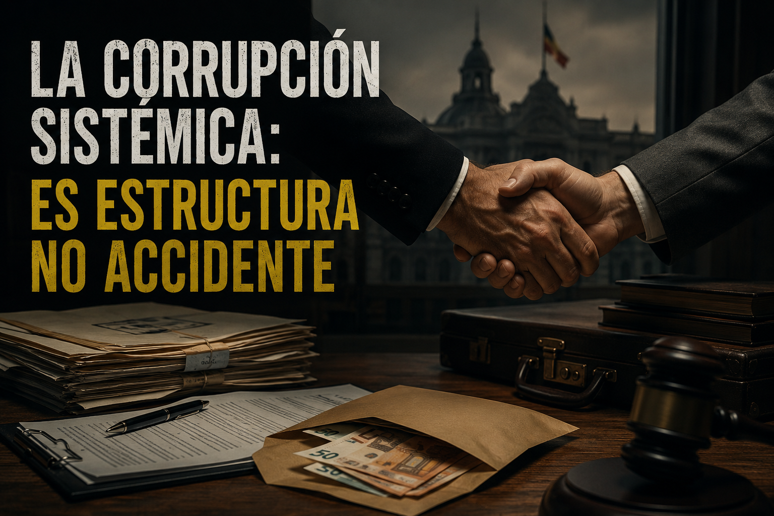 LA CORRUPCIÓN SISTÉMICA: ES ESTRUCTURA NO ACCIDENTE