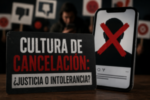 CULTURA DE CANCELACIÓN: ¿JUSTICIA O INTOLERANCIA?