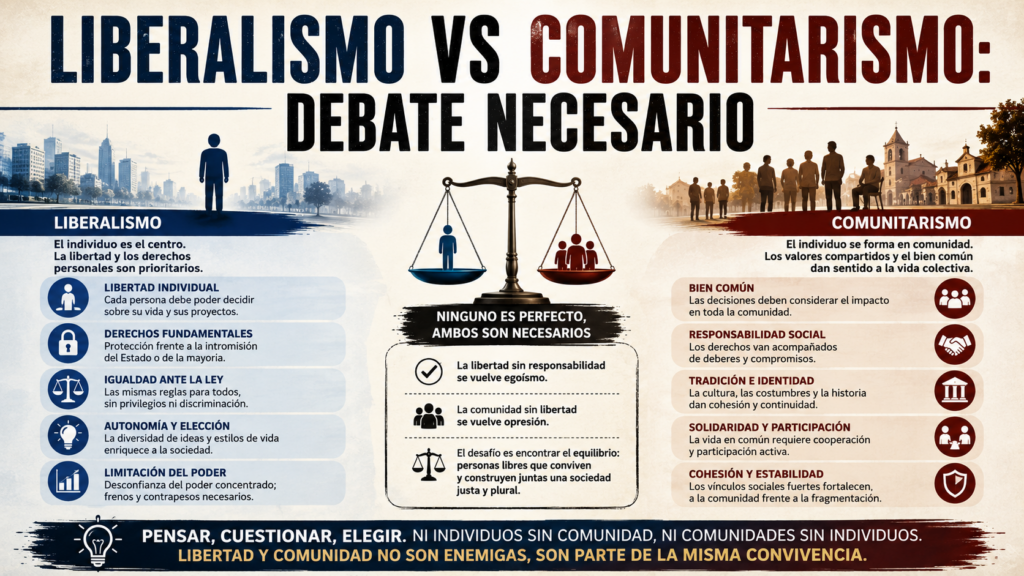 LIBERALISMO VS COMUNITARISMO: DEBATE NECESARIO