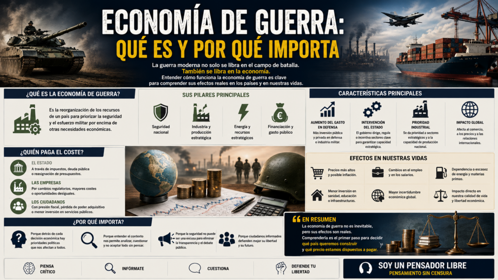 ECONOMÍA DE GUERRA: QUÉ ES Y POR QUÉ IMPORTA