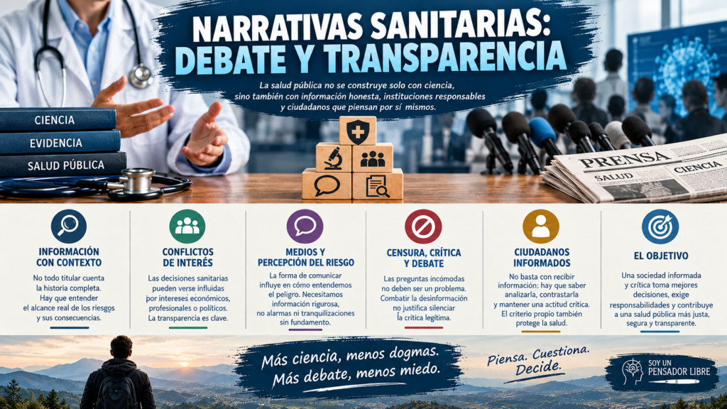 NARRATIVAS SANITARIAS: DEBATE Y TRANSPARENCIA