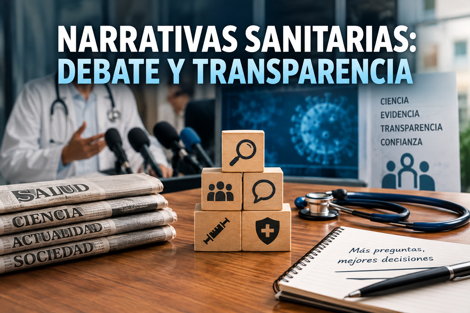 NARRATIVAS SANITARIAS: DEBATE Y TRANSPARENCIA